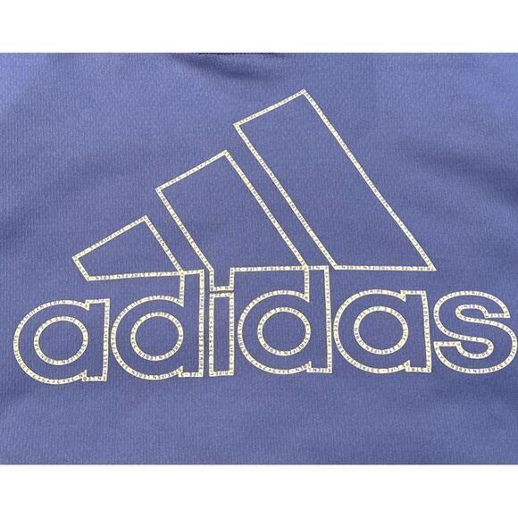 Adidas‎ Climawarm Stripe Life Purple Tone Short Hoodie - Size L - Picture 2 of 2